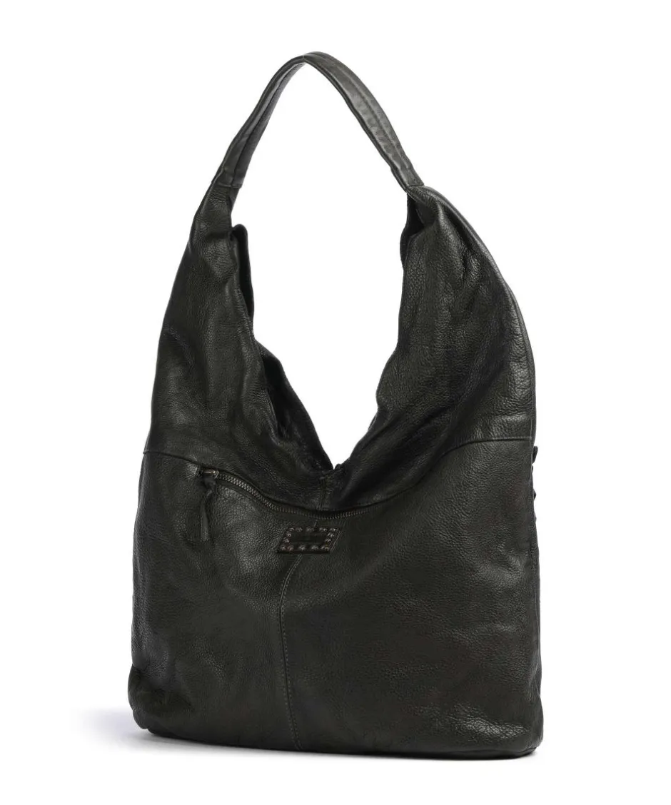 Taschendieb Wien Shoulder Bags|Hobo Bags-Mondweg 1 Hobo bag grained cow leather