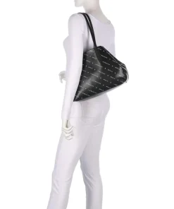 Liebeskind Tote Bags-Monogram Soft Nappa M Tote bag fine grain leather