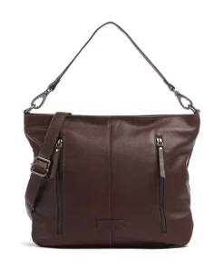 Jack Kinsky Shoulder Bags|Hobo Bags-Montreal 24N Hobo bag grained leather