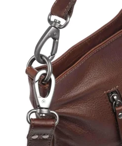 Jack Kinsky Shoulder Bags|Hobo Bags-Montreal 24N Hobo bag grained leather