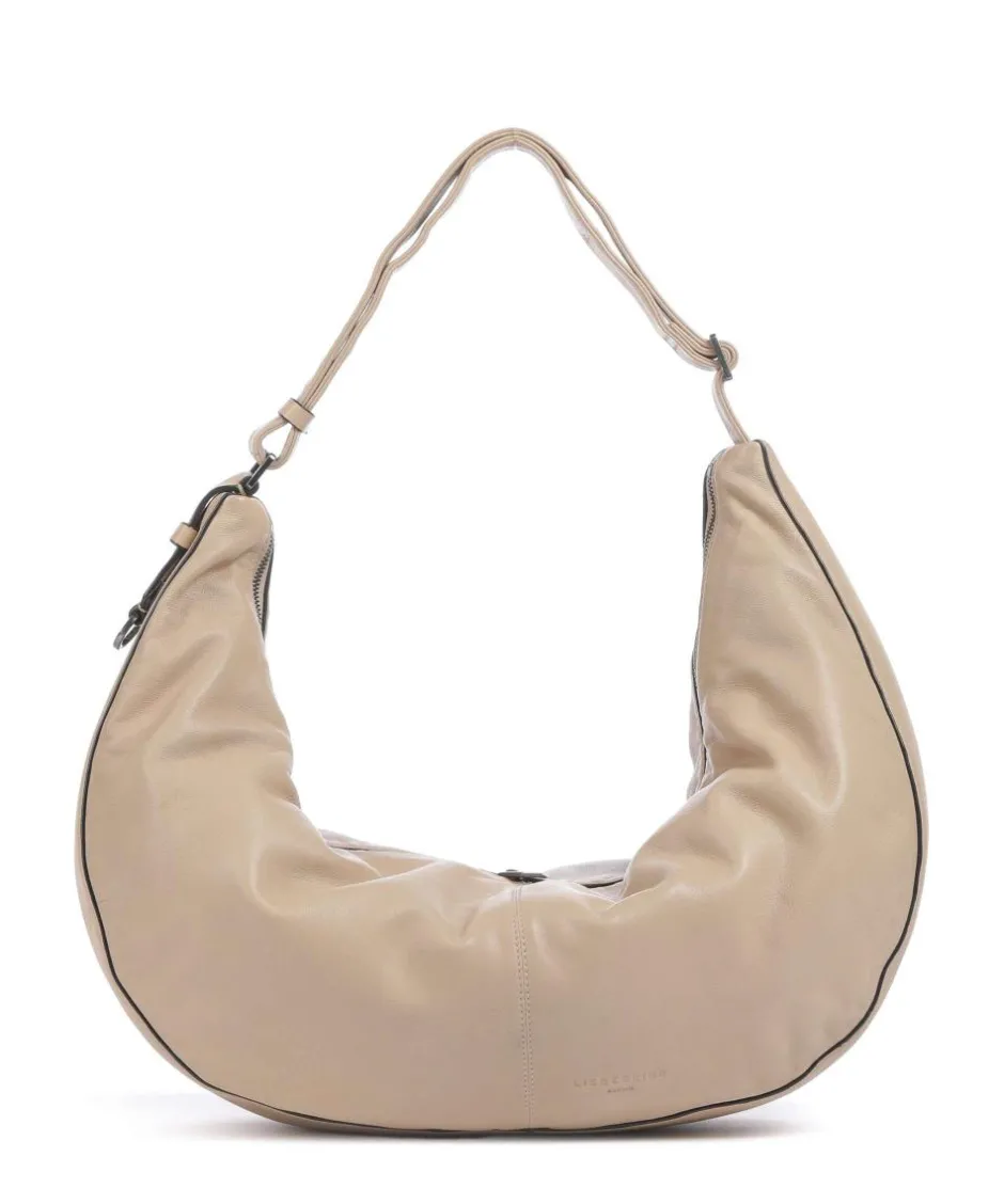 Liebeskind Shoulder Bags|Hobo Bags-Moon Sheep Natural L Hobo bag sheepskin leather