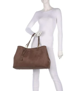 Emporio Armani Tote Bags-My EA Tote bag brushed leather