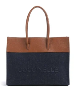 Coccinelle Tote Bags-Myrtha Denim Tote bag cotton