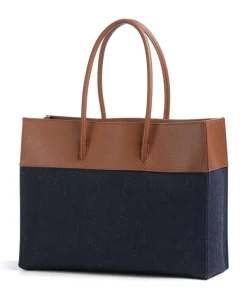 Coccinelle Tote Bags-Myrtha Denim Tote bag cotton