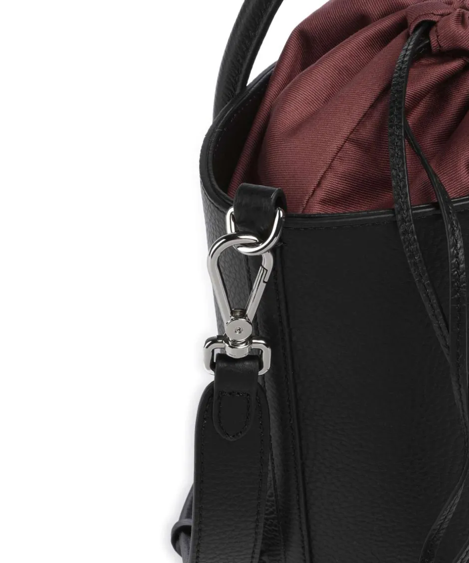 Coccinelle Hobo Bags|Crossbody Bags-Myrtha Maxi Logo Bucket bag grained cow leather
