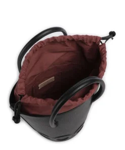 Coccinelle Hobo Bags|Crossbody Bags-Myrtha Maxi Logo Bucket bag grained cow leather