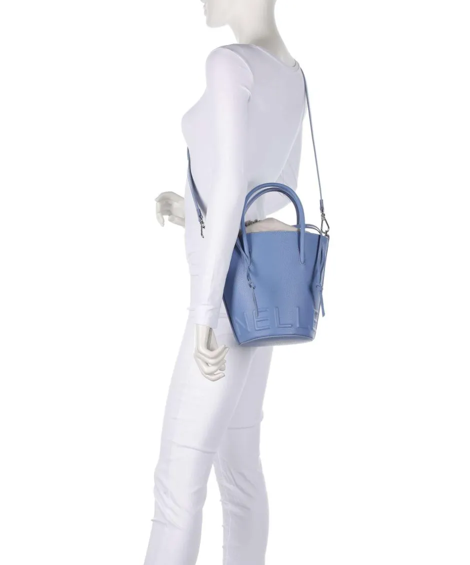 Coccinelle Hobo Bags|Crossbody Bags-Myrtha Maxi Logo Bucket bag grained cow leather