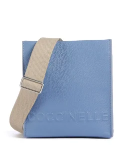 Coccinelle Crossbody Bags-Myrtha Maxi Logo Crossbody bag grained leather