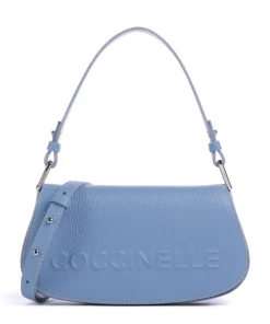 Coccinelle Shoulder Bags|Crossbody Bags-Myrtha Maxi Logo Shoulder bag grained leather