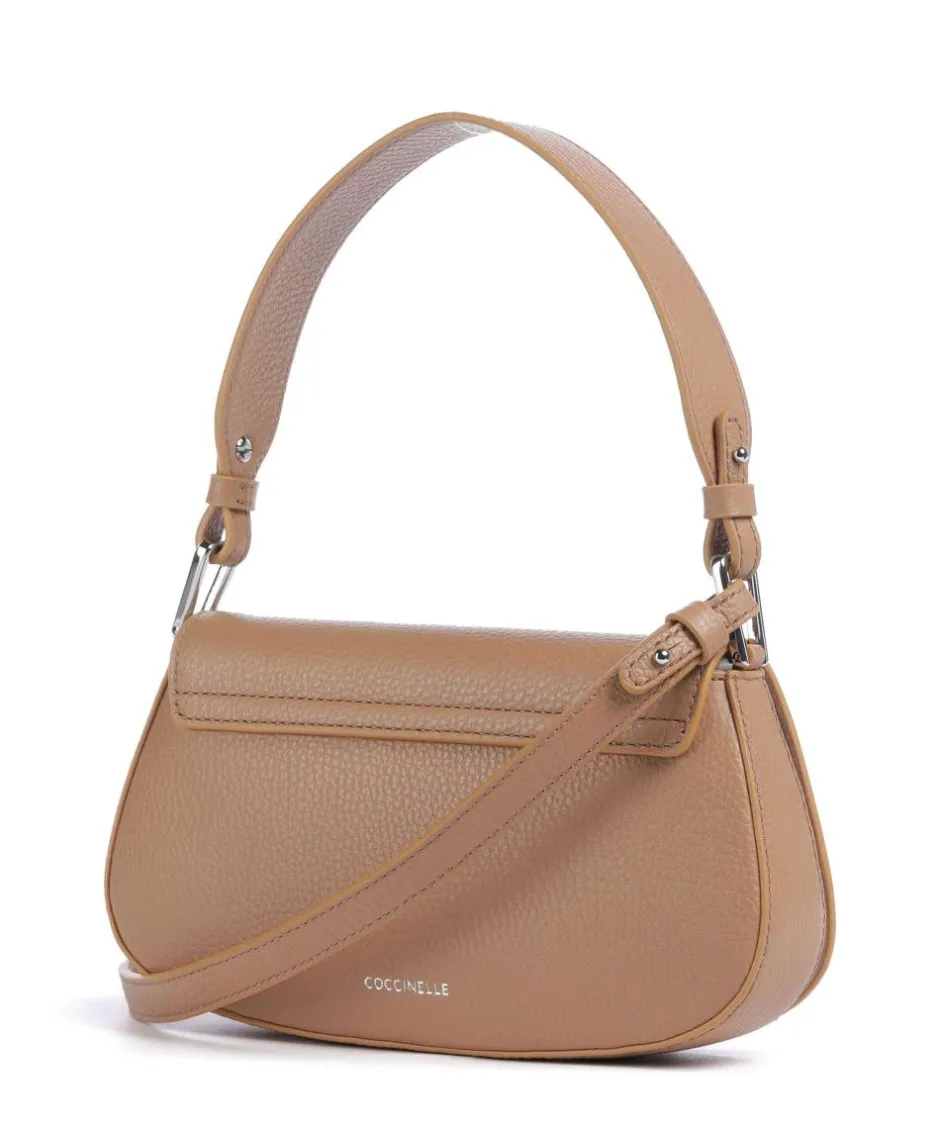 Coccinelle Shoulder Bags|Crossbody Bags-Myrtha Maxi Logo Shoulder bag grained leather