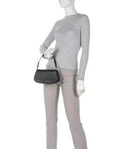 Coccinelle Shoulder Bags|Crossbody Bags-Myrtha Maxi Logo Shoulder bag grained leather