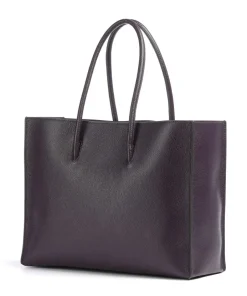 Coccinelle Tote Bags-Myrtha Maxi Logo Tote bag grained leather
