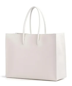 Coccinelle Tote Bags-Myrtha Maxi Logo Tote bag grained cow leather