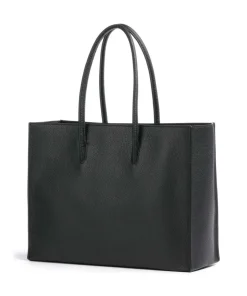 Coccinelle Tote Bags-Myrtha Maxi Logo Tote bag grained leather