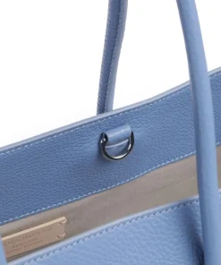 Coccinelle Tote Bags-Myrtha Maxi Logo Tote bag grained cow leather