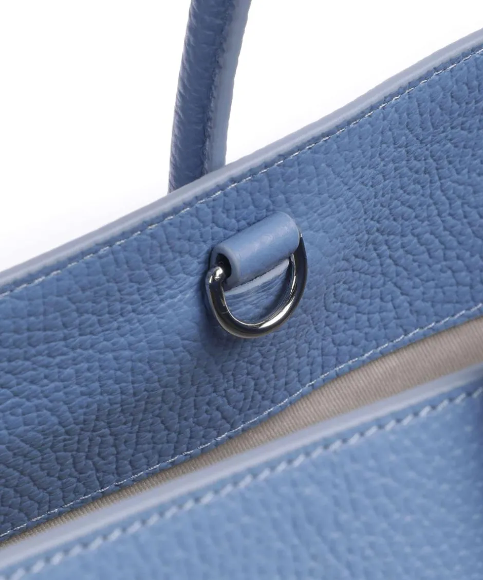 Coccinelle Tote Bags-Myrtha Maxi Logo Tote bag grained leather