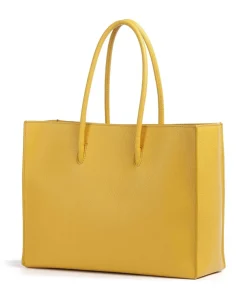 Coccinelle Tote Bags-Myrtha Maxi Logo Tote bag grained leather