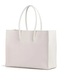 Coccinelle Tote Bags-Myrtha Maxi Logo Tote bag grained leather