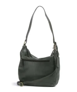 Burkely Shoulder Bags|Hobo Bags-Natural Norah Hobo bag grained cow leather