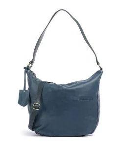 Burkely Shoulder Bags|Hobo Bags-Natural Norah Hobo bag grained cow leather