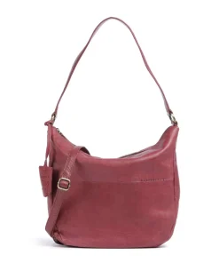 Burkely Shoulder Bags|Hobo Bags-Natural Norah Hobo bag grained cow leather