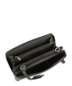 Burkely Wallets|Crossbody Bags-Natural Norah Wallet grained cow leather