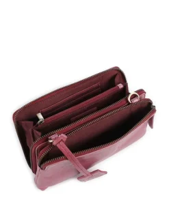 Burkely Wallets|Crossbody Bags-Natural Norah Wallet grained cow leather