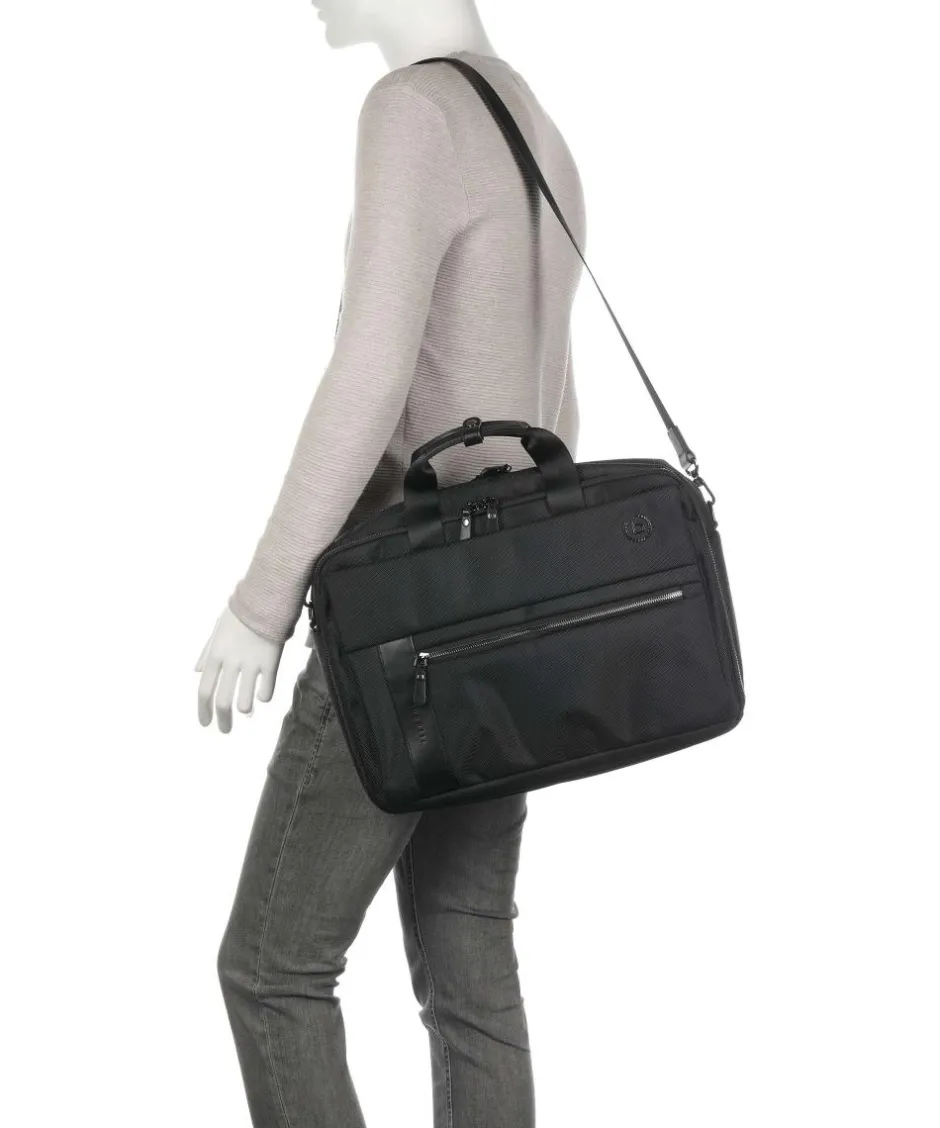 Bugatti Business- & Laptop Bags-Nero Briefcase 15″ nylon