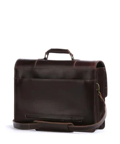 Buckle & Seam Business- & Laptop Bags-Nevada Briefcase 15″ smooth cow leather