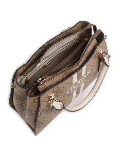 Guess Handbags-Noelle 4G Logo Handbag imitation leather