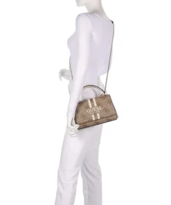 Guess Shoulder Bags|Crossbody Bags-Noelle 4G Logo Shoulder bag imitation leather