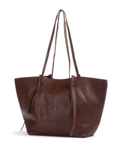 Depeche Tote Bags-Nordic Simplicity Tote bag grained leather