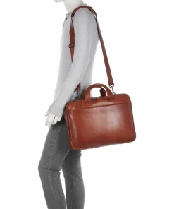 The Chesterfield Brand Business- & Laptop Bags-Novum Iseo Briefcase 16″ cow leather