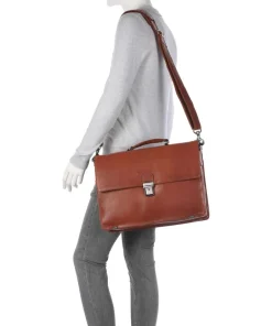 The Chesterfield Brand Business- & Laptop Bags-Novum Salvatore Briefcase 17″ cow leather