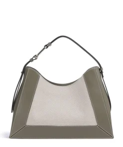 Furla Shoulder Bags|Hobo Bags-Nuvola L Hobo bag canvas, fine grain leather