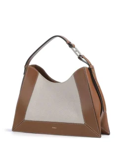 Furla Shoulder Bags|Hobo Bags-Nuvola L Hobo bag canvas, fine grain leather