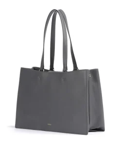 Furla Tote Bags-Nuvola L Tote bag fine grain leather