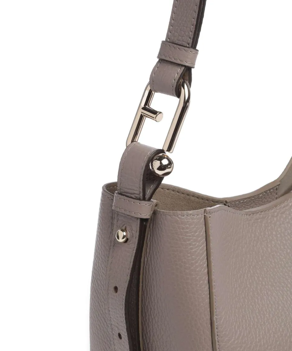 Furla Shoulder Bags|Hobo Bags-Nuvola Mini Hobo bag grained calfskin