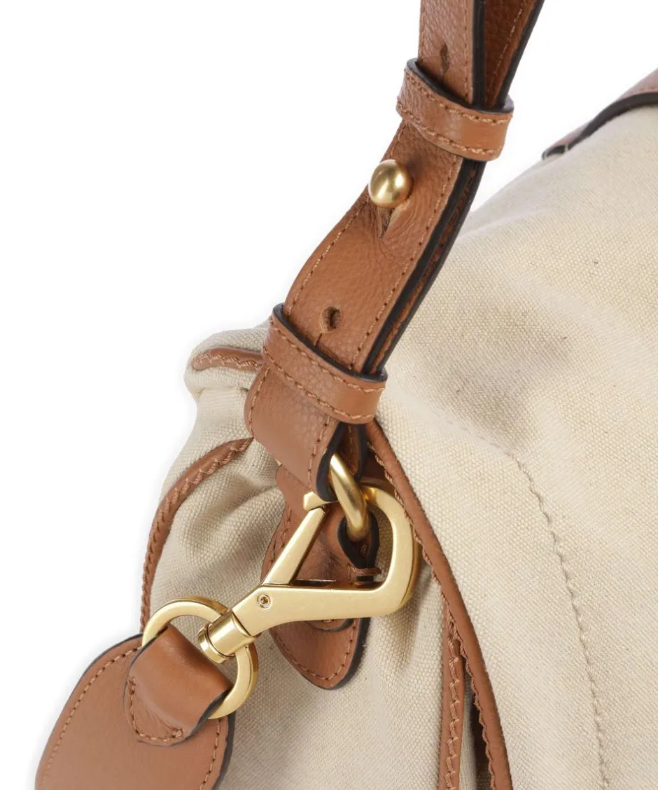 Abro Shoulder Bags|Hobo Bags-Olana Star Saddle Hobo bag canvas