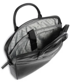 Castelijn & Beerens Business- & Laptop Bags-Onyx Chris RFID Briefcase 15″ grained leather