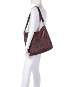 Taschendieb Wien Shoulder Bags|Hobo Bags-Paoliweg 2 Hobo bag grained cow leather