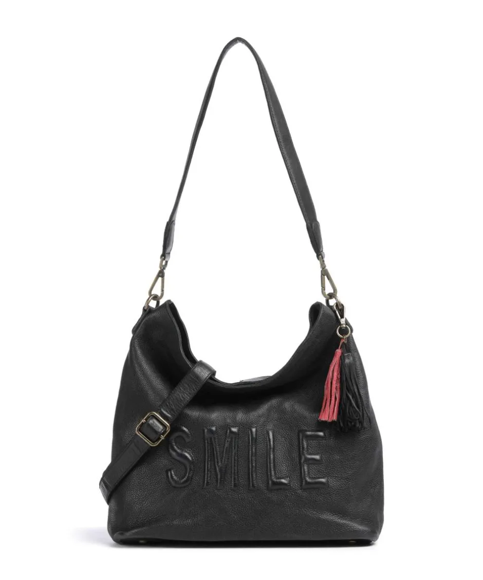 Taschendieb Wien Shoulder Bags|Hobo Bags-Paoliweg 2 Hobo bag grained cow leather