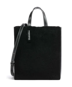 Liebeskind Tote Bags|Handbags-Paper Bag Shearling M Handbag fine grain leather, faux fur