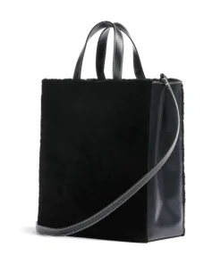 Liebeskind Tote Bags|Handbags-Paper Bag Shearling M Handbag fine grain leather, faux fur