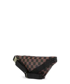 Sprayground Fanny Packs|Crossbody Bags-Peeking Character Check Fanny pack soft synthetic