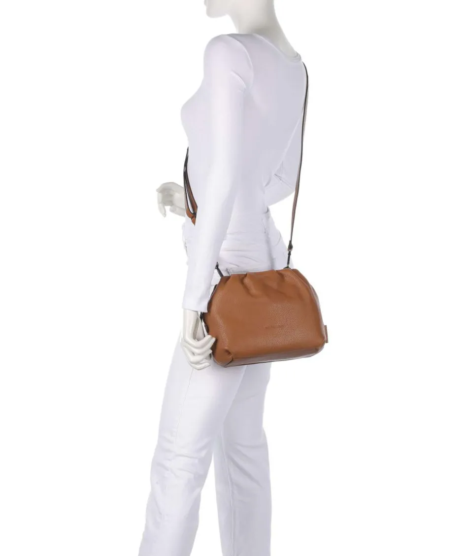 Aunts & Uncles Crossbody Bags-Philocalists Honey Crossbody bag grained leather