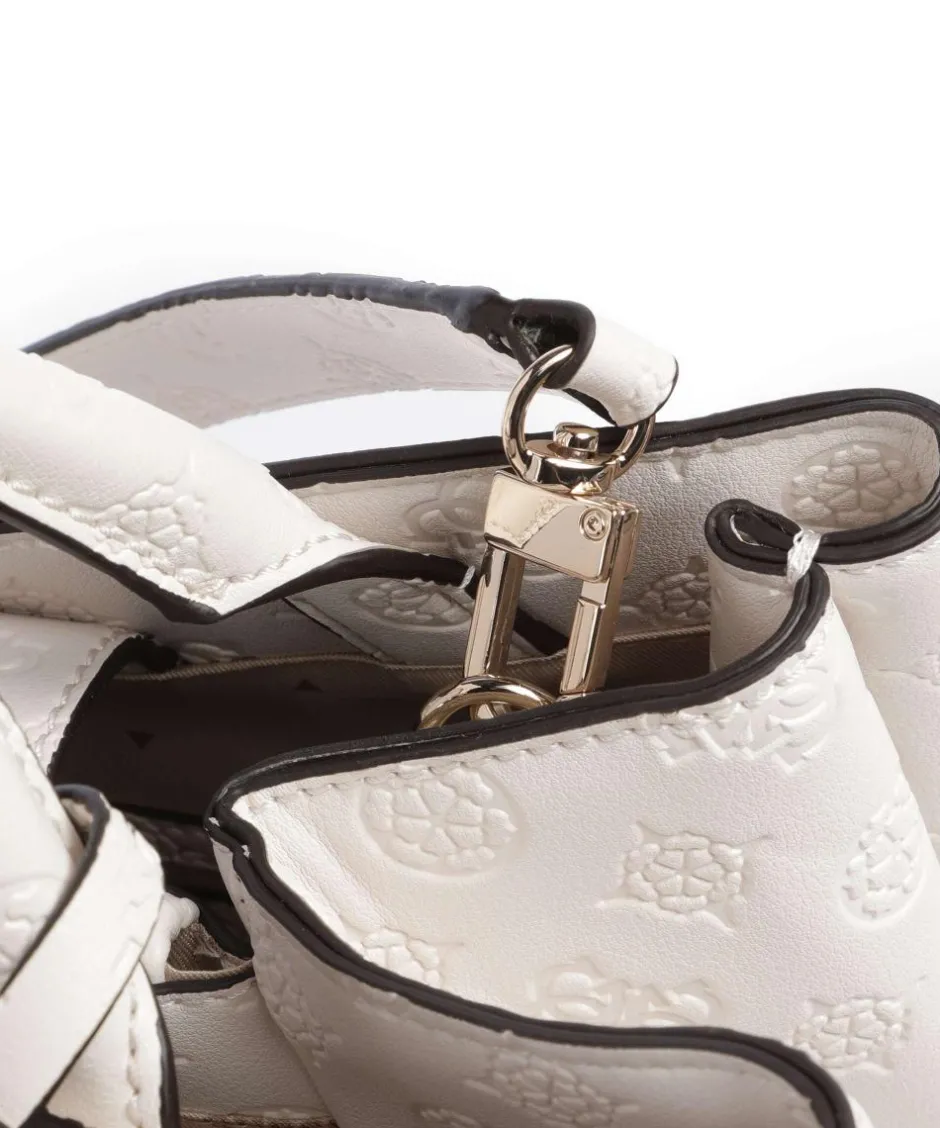 Guess Tote Bags|Handbags-Phoebe Peony Debossed Handbag imitation leather