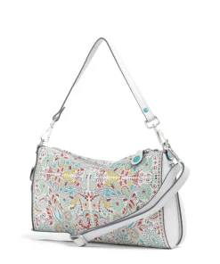 Gabs Shoulder Bags-Phoenix Maioliche Pepita Shoulder bag grained calfskin