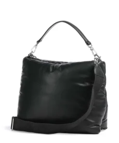 Abro Shoulder Bags|Hobo Bags-Piuma_Lucido Puffer Hobo bag fine grain leather