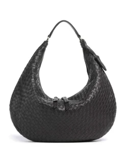 Abro Shoulder Bags|Hobo Bags-Piuma Nana Hobo bag fine grain leather